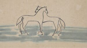 Sanyu, White horses,