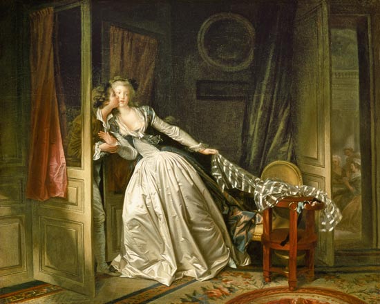Jean Honore Fragonard The Stolen Kiss 1787
