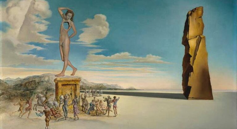 Salvador Dalí. The God of the Bay of Roses. 1944
