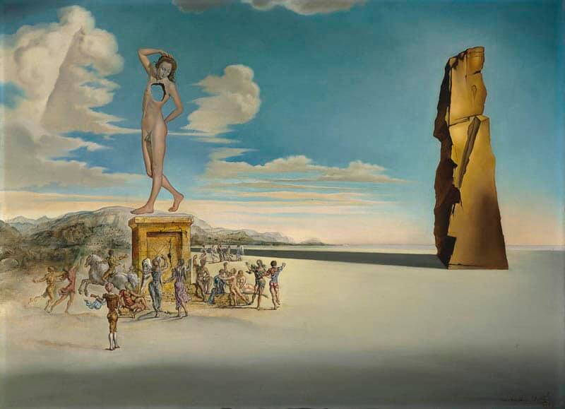 Salvador Dali. The God of the Bay of Roses. 1944