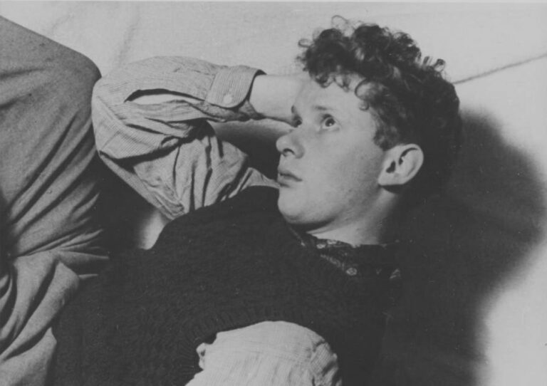 Dylan Thomas, rehearsal at Swansea Little Theatre