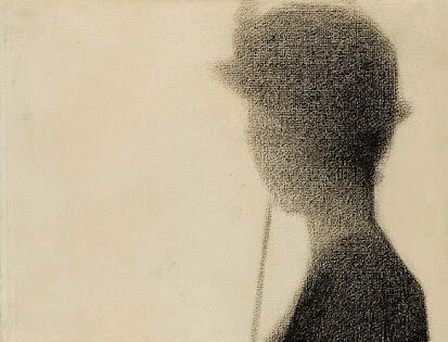 Georges Seurat, Seated Woman with a Parasol, 1884-85