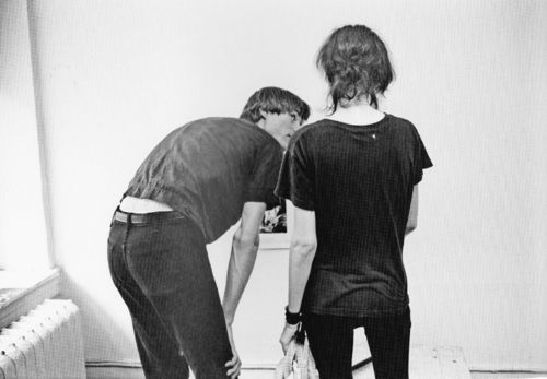 Judy Linn Tom Verlaine and Patti Smith NY c 1975