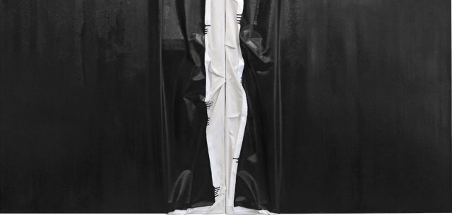 Steven Parrino,  Slip it in, 1987.