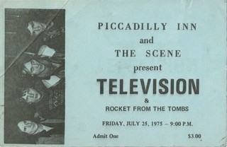 Television Piccadilly Inn – Cleveland July 25 1975