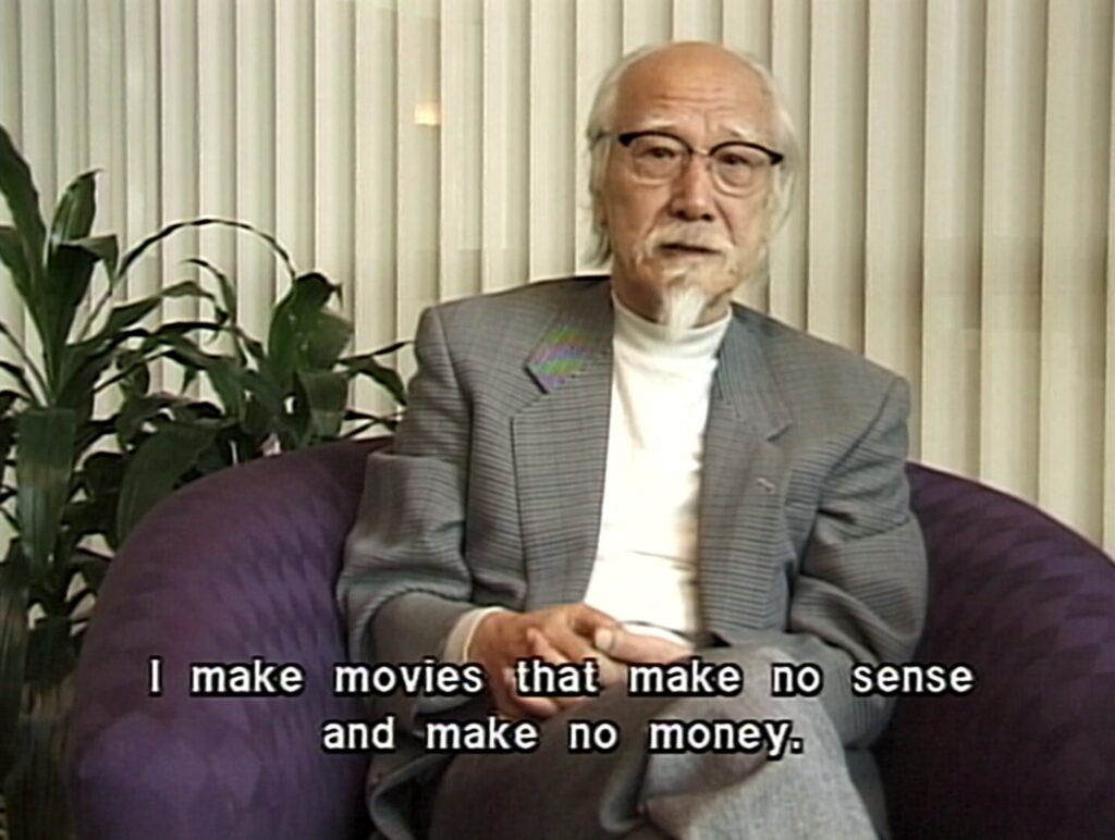 On directing > I make movies that make no sense | Seijun Suzuki, 1997 5 On directing > I make movies that make no sense | Seijun Suzuki, 1997 Seijun Suzuki interview 1997 2