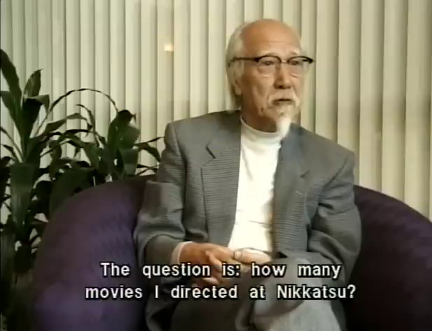 On directing > I make movies that make no sense | Seijun Suzuki, 1997 1 On directing > I make movies that make no sense | Seijun Suzuki, 1997 Seijun Suzuki interview 1997 a