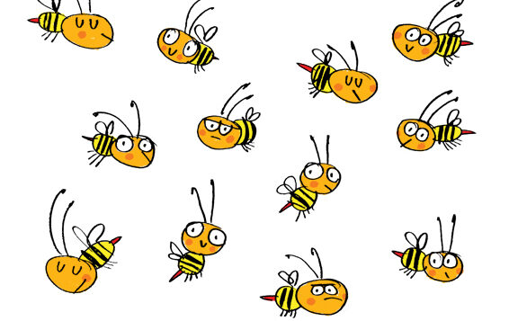 bees illustration