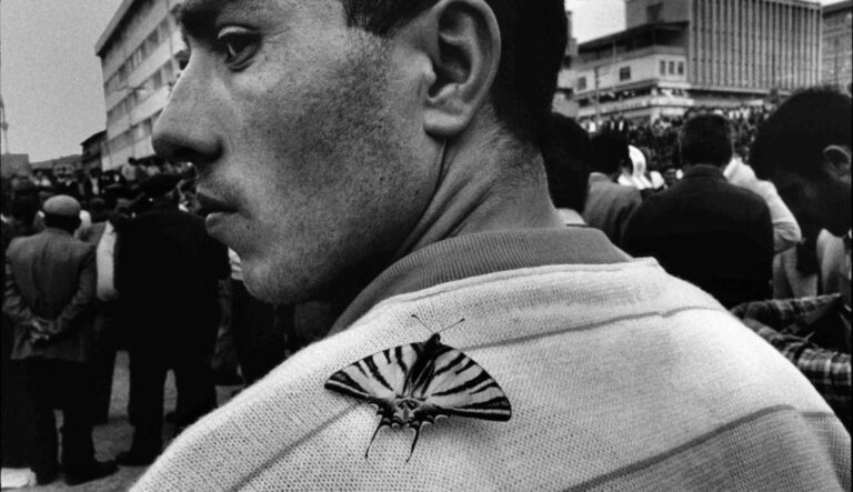 Nikos Economopoulos Political meeting. Yozgat, Tukey, 1990