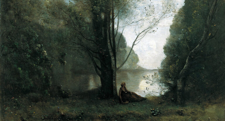Jean-Baptiste-Camille Corot - The Solitude, 1866
