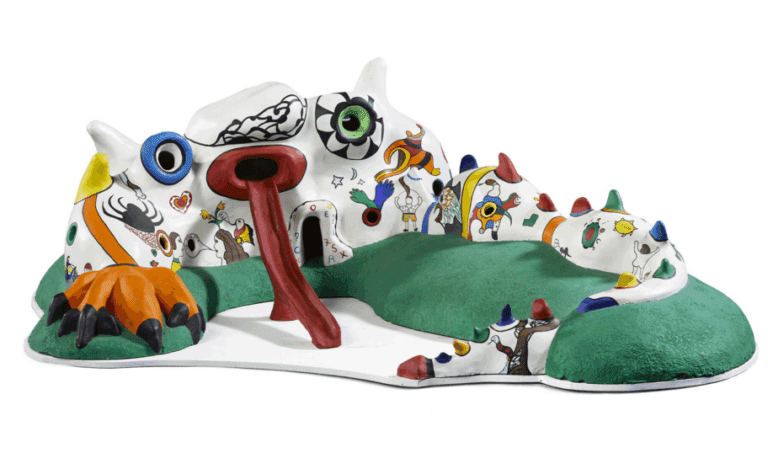 Niki de Saint Phalle. Maquette for Le dragon de Knokke. c. 1973