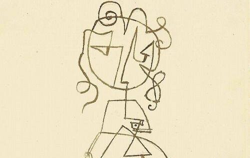 Paul Klee, Girl with Doll, 1930