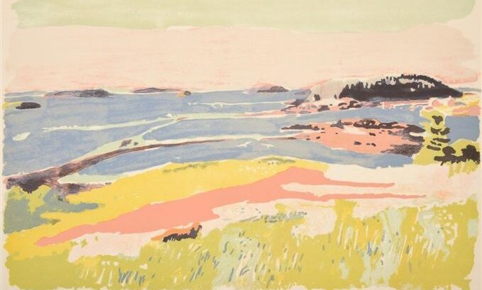 Fairfield Porter, South Meadow, 1972