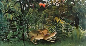 Henri Rousseau, The Hungry Lion Throws Itself on the Antelope, 1905