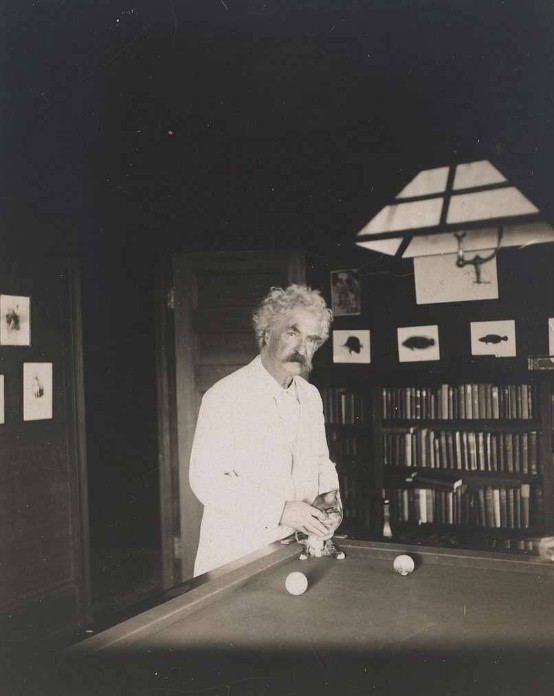 Samuel Langhorne Clemens Mark Twain taken by Albert Bigelow Paine