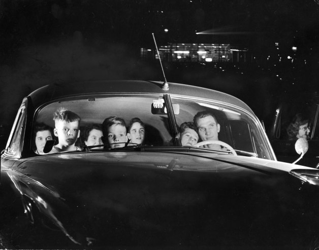 Drive in theater Chicago 1951