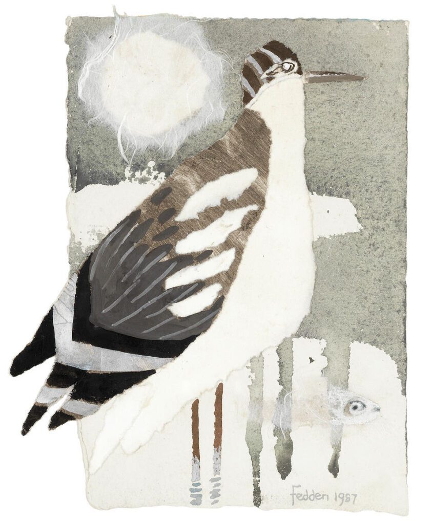 Mary Fedden Bird and Fish 1987