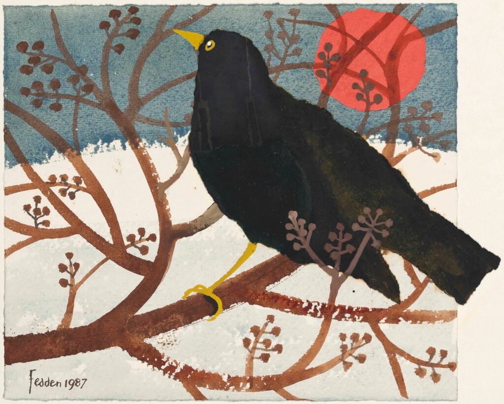 Mary Fedden Blackbird 1987