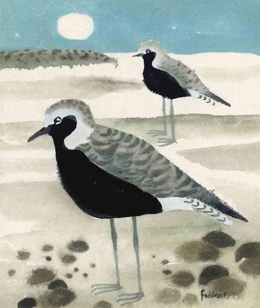 Mary Fedden Sea Birds 1977