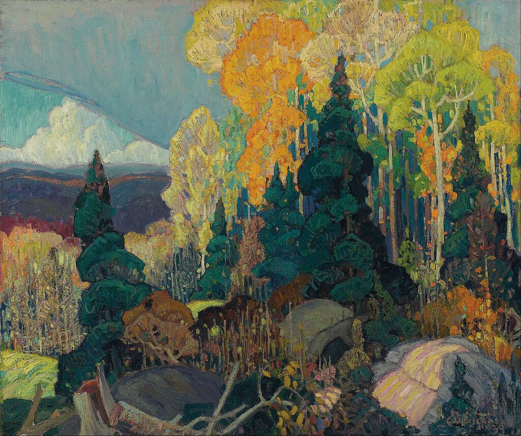 Franklin Carmichael Autumn Hillside 1920