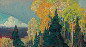 Poem In October | Dylan Thomas, 1944 2 Poem In October | Dylan Thomas, 1944 Franklin Carmichael, Autumn Hillside, 1920