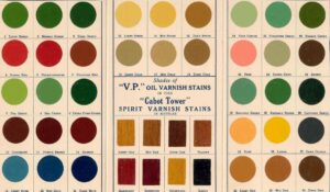 1930's colour pallet