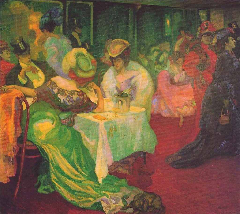A pioneer of Swedish Modernism | Paintings by Axel Törneman, 1880-1924 5 A pioneer of Swedish Modernism | Paintings by Axel Törneman, 1880-1924 Axel Torneman Night Cafe II 1906