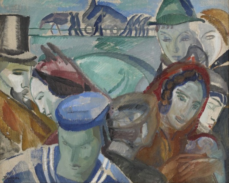 A pioneer of Swedish Modernism | Paintings by Axel Törneman, 1880-1924 8 A pioneer of Swedish Modernism | Paintings by Axel Törneman, 1880-1924 Axel Torneman On the quay 1915