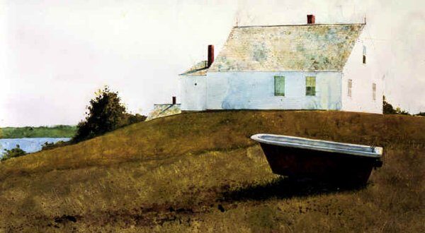 Bathtub' Jamie Wyeth, 1965