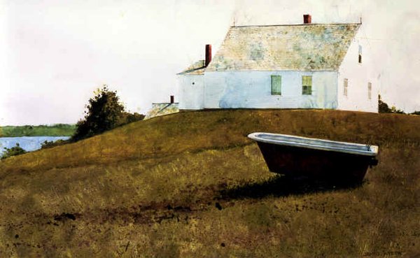 Bathtub Jamie Wyeth 1965