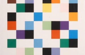 Ellsworth Kelly Colors on a Grid (Axsom 140)  1976