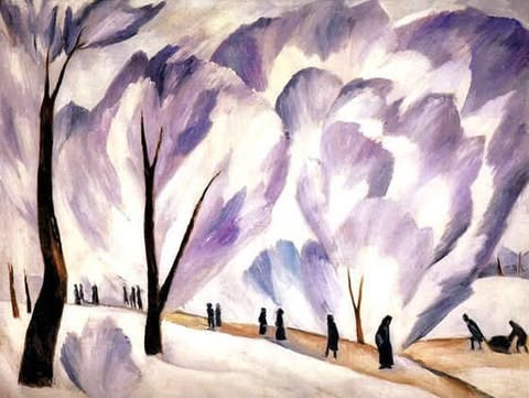 Natalia Goncharova Frost 1910 11