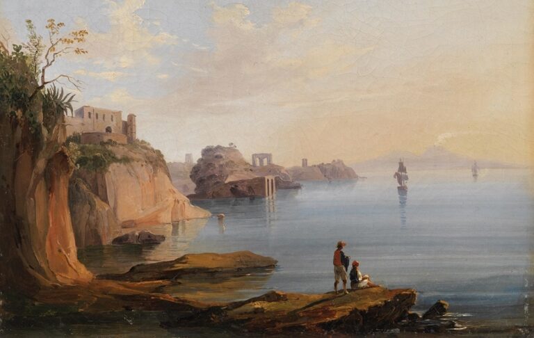 Salvatore Fergola  A View of Naples from Posillipo, c 1840