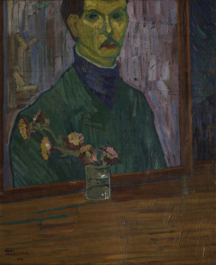 A pioneer of Swedish Modernism | Paintings by Axel Törneman, 1880-1924 11 A pioneer of Swedish Modernism | Paintings by Axel Törneman, 1880-1924 Self Portrait Axel Torneman c. 1920