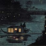 Fireflies at Ochanomizu,  Kobayashi Kiyochika, c 1880