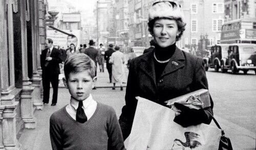 Nick Drake and his mum, Molly c1958