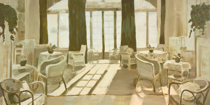 Christina Kalbari, Hotel hall (afternoon), 2023