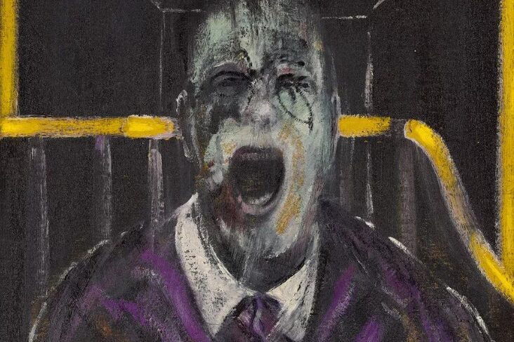 Francis Bacon, Study for a Head, 1952