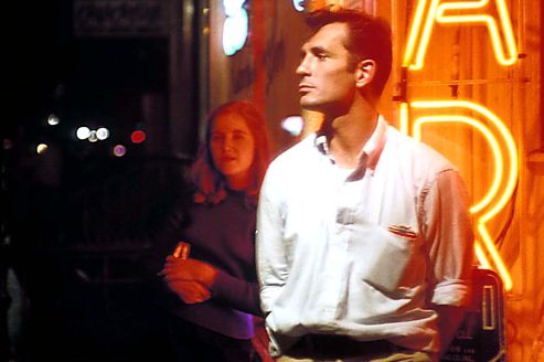 Jack Kerouac outside on New Yorks Bleecker Street Oct. 15 1958