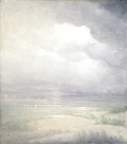 Leon Dabo Silver Light Hudson River 1911