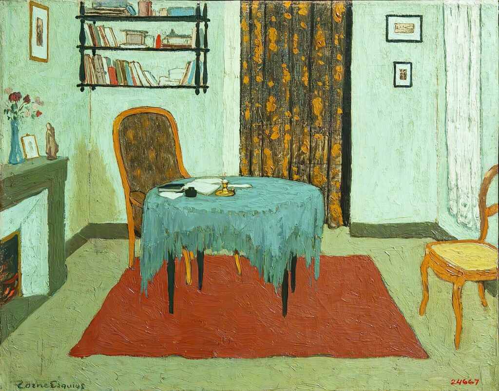 Pere Torne Esquius Interior with piano 1913