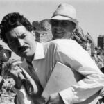 Alain Robbe-Grillet, sur-le-tournage-de-L'Immortelle (1963)