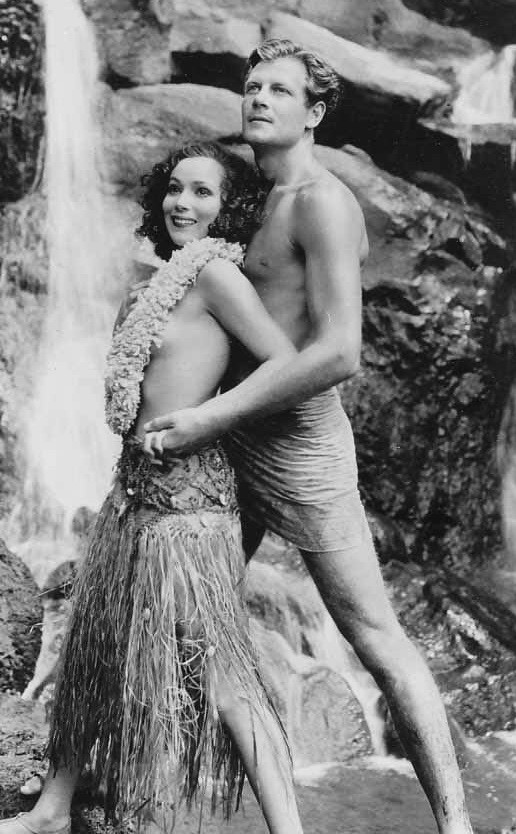 Dolores Del Rio and Joel McCrea in Bird of Paradise 1932