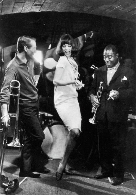 Paul Newman Louis Armstrong 1961
