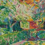 Blossoming Apple Trees) Erich Heckel 1907