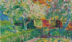 Blossoming Apple Trees) Erich Heckel 1907