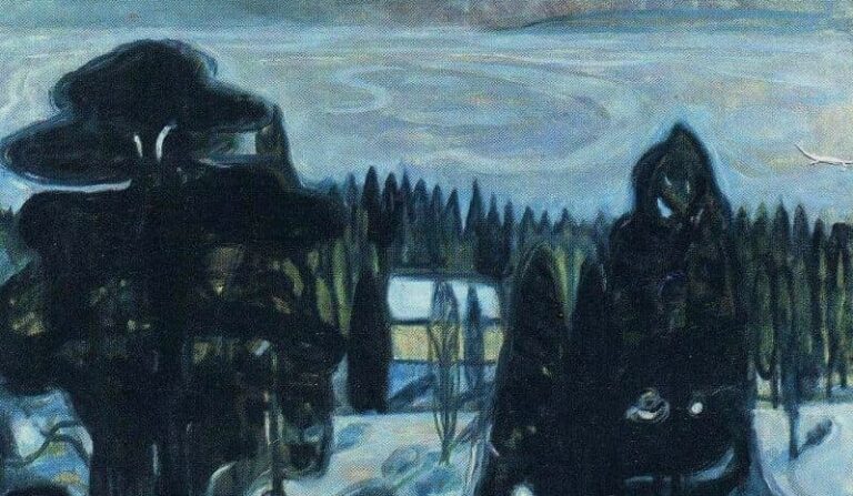 Edvard Munch White Night  1900-01 a