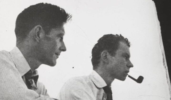 John Cage and Merce Cunningham C1945.