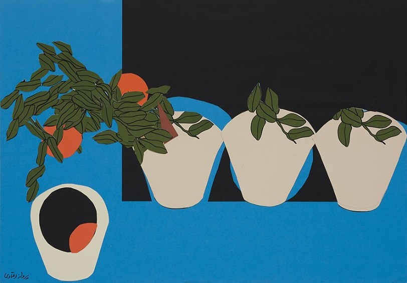 Parvaneh Etemadi Untitled collage 2021