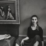 moses soyer’s studio, nyc, 1957-8 by larry fink